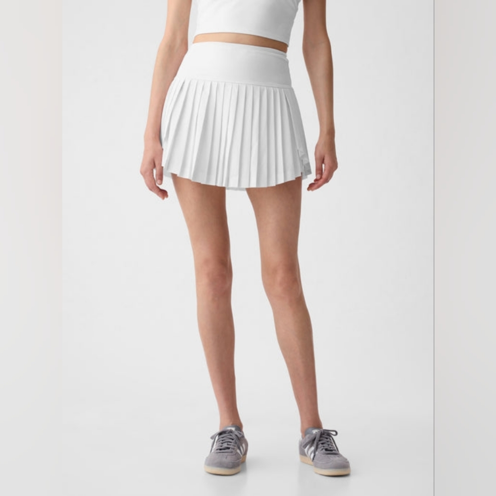GAP White Pleated Women's Skirt XXL TALL